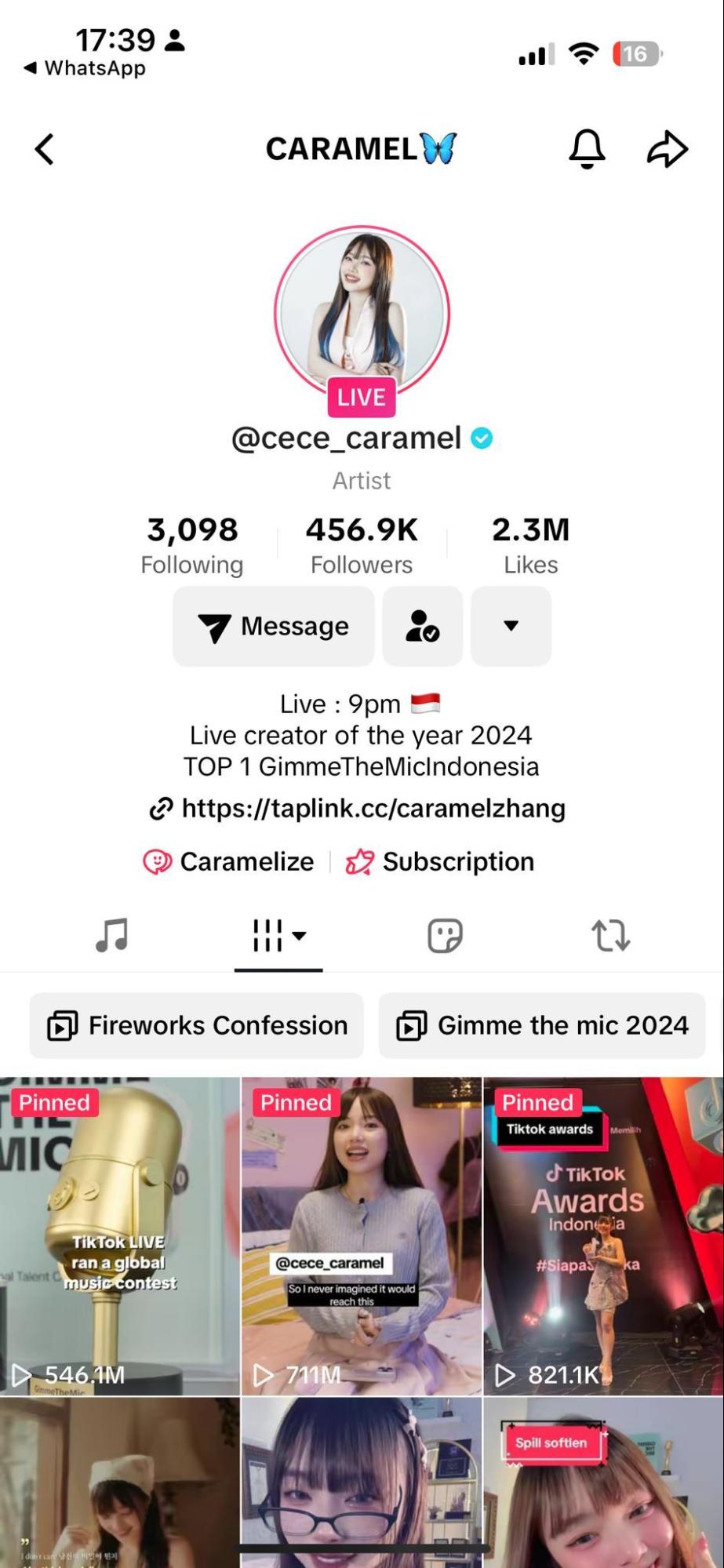 TikTok — 3